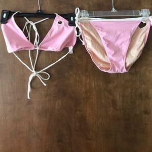 Victoria Secret light pink string bikini