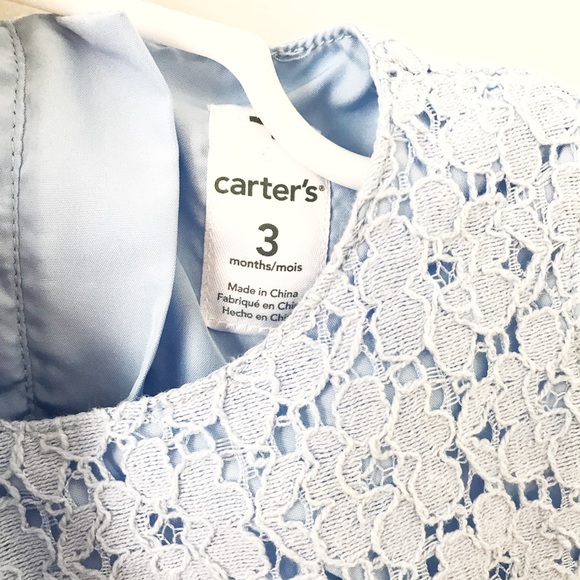 Carters blue lace dress - Picture 2 of 3