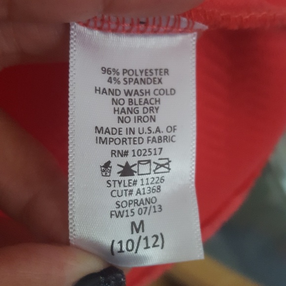 Coral Soprano knit waffle dress for girls - Picture 4 of 4