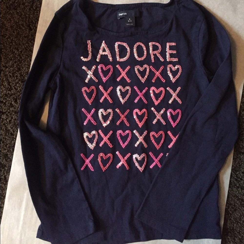 GapKids Navy long sleeve shirt
