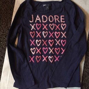 GapKids Navy long sleeve shirt