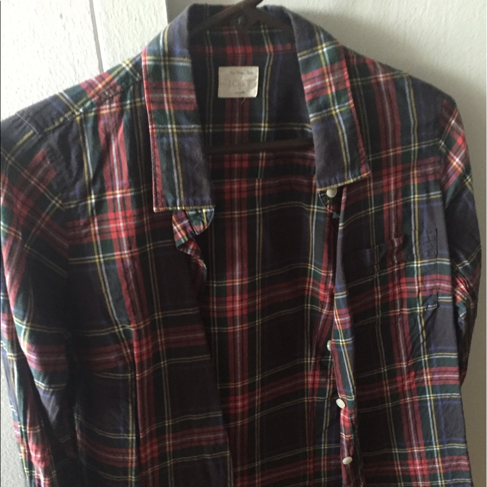 JCrew Plaid Button Down | Size M