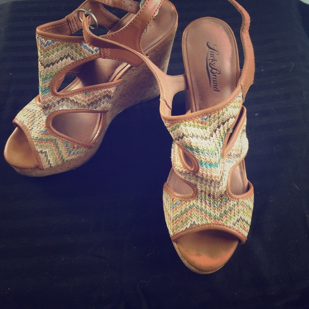Lucky Brand wedges size 8.5