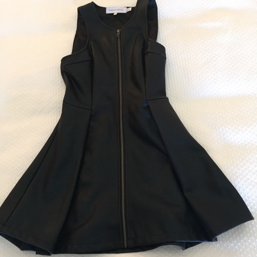 Finder's Keepers faux leather Dress
