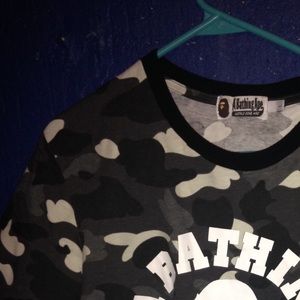 A bathing ape glow in the dark t-shirt