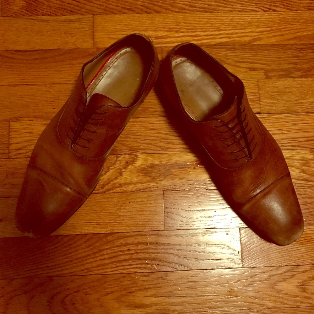 100% Auth Brn Oxford Christian Louboutin Sz45/11.5