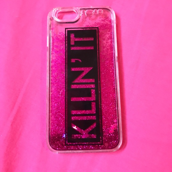 "Killin' it"  moving glitter iPhone 6/6s case - Picture 2 of 5