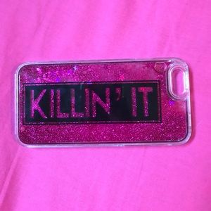 "Killin' it"  moving glitter iPhone 6/6s case