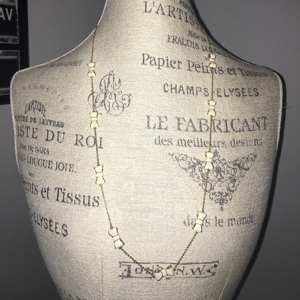 kate spade bow necklace