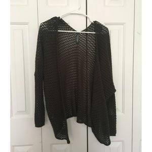 Olive green cardigan