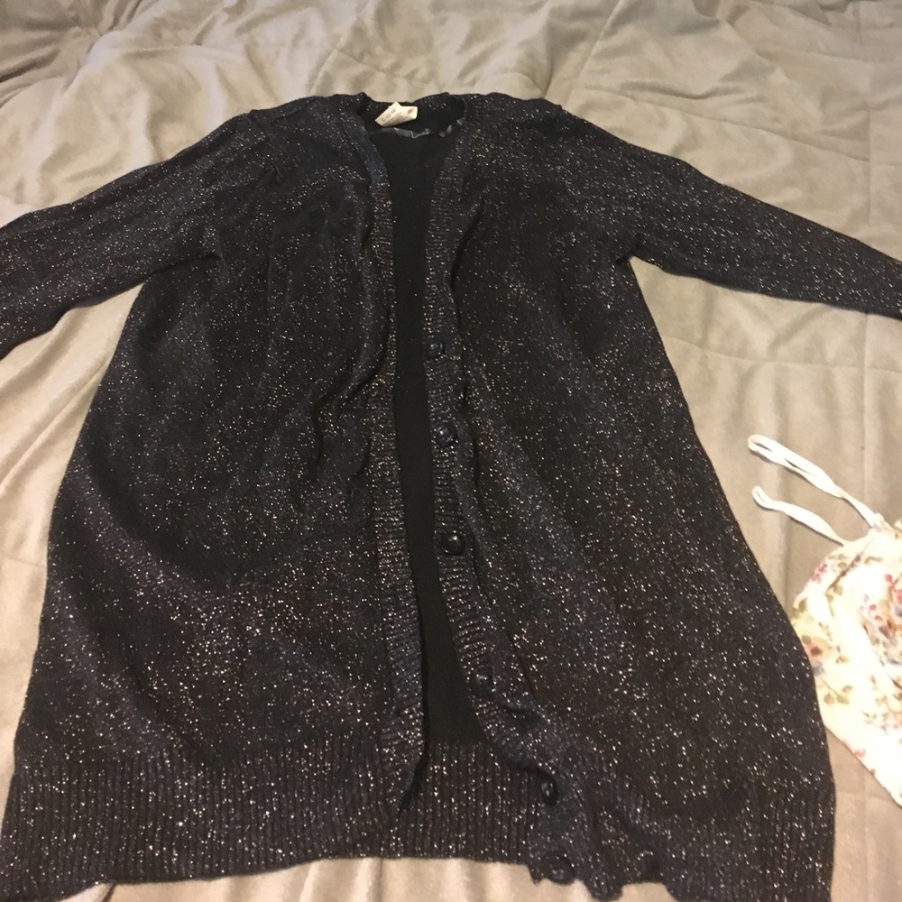 Black sparkle cardigan