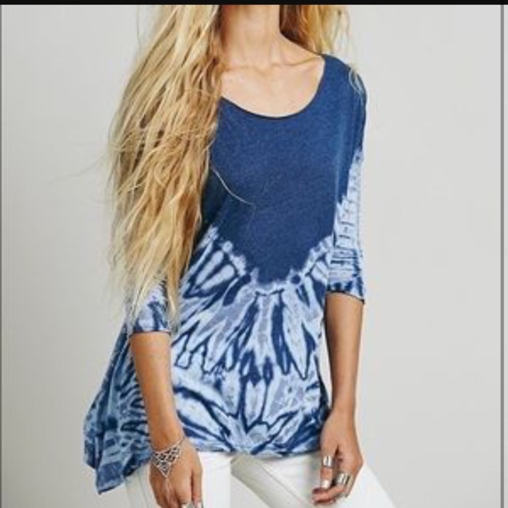 Free people tie dye top