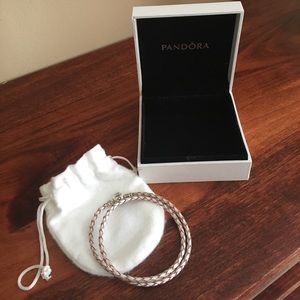 Pandora Double Rope Charm Bracelet