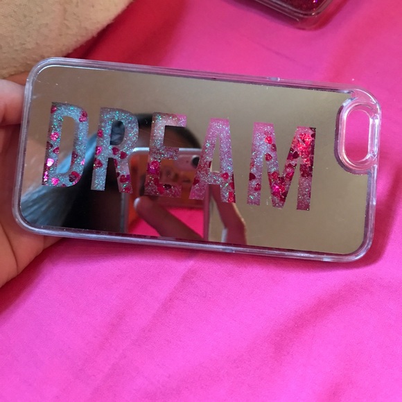 "Dream" moving glitter/heart iPhone 6/6s case - Picture 3 of 3