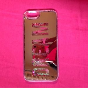 "Dream" moving glitter/heart iPhone 6/6s case