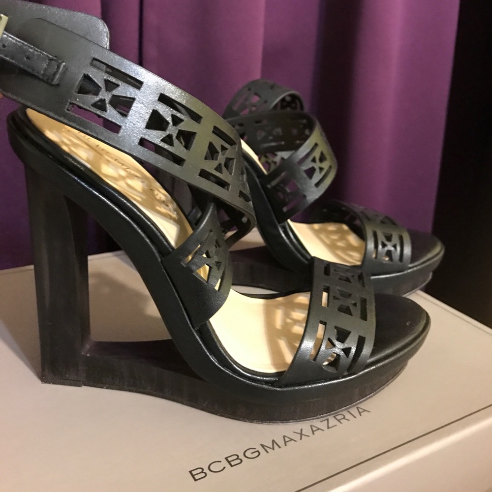 BCBG Max Azria Strappy Heel Sandal Wedge