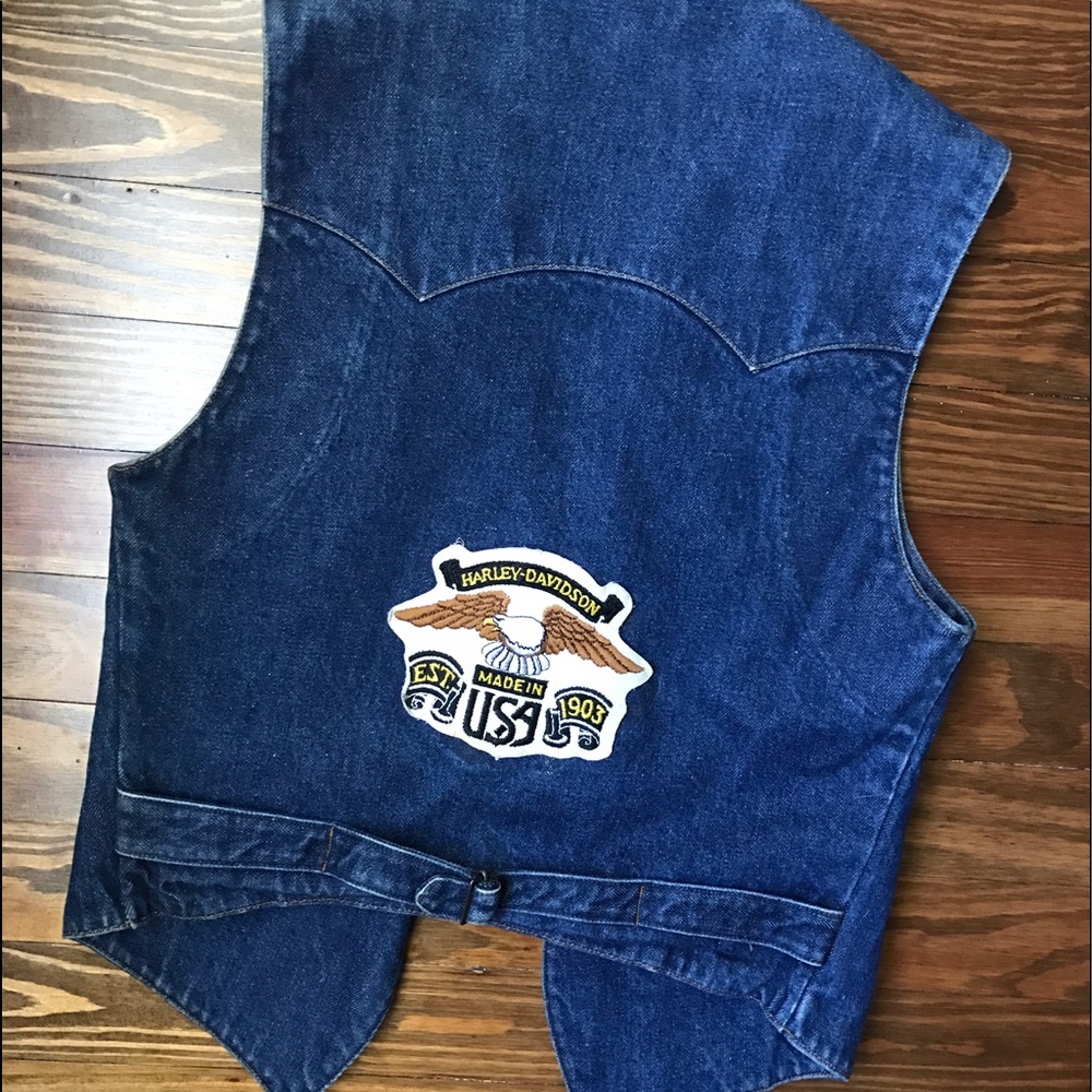 Vintage Ralph Lauren Western denim vest