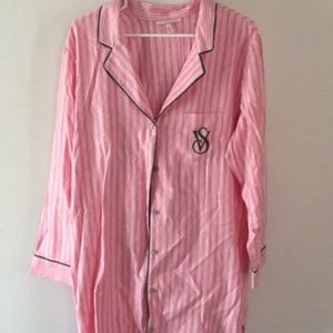 VS oversized boyfriend nightgown