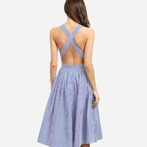 Shein Midi Criss Cross Dress