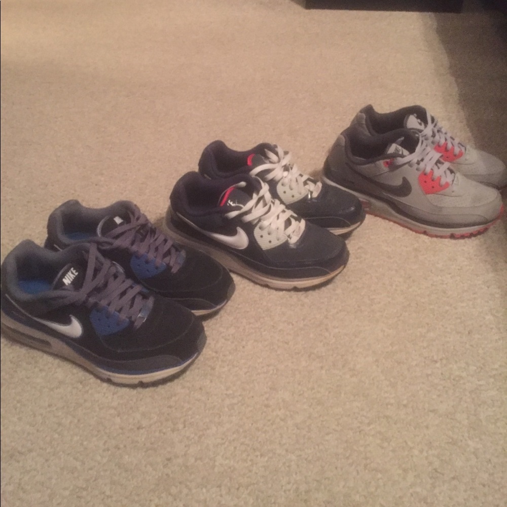3 pairs Nike AirMax - Size 8.5