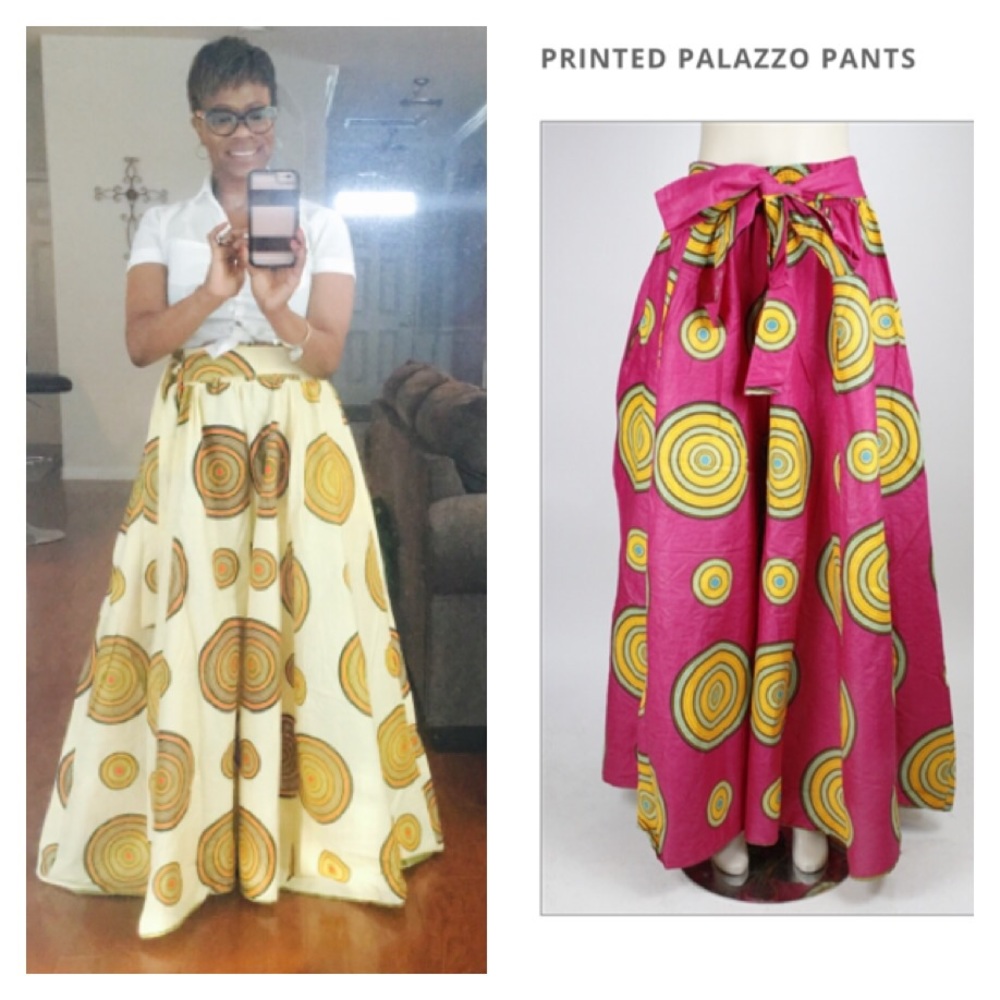 Printed Palazzo Pants