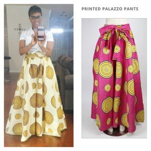 Printed Palazzo Pants