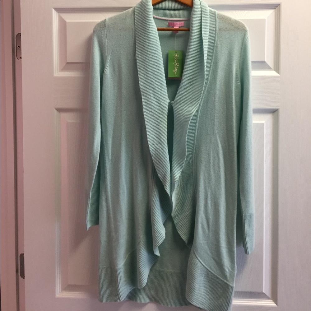 Lilly Pulitzer Lindsay cardigan in whisper blue