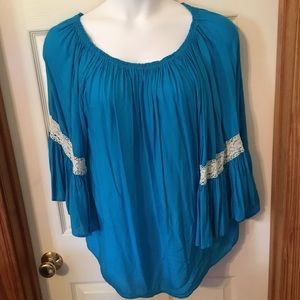 Sleek Sapphire Lacy Delight