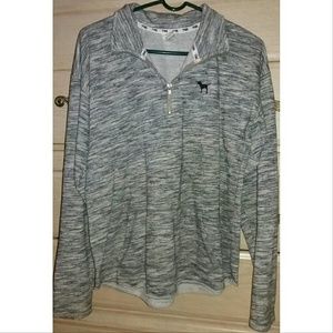 NEW! PINK Slouchy Quarter Zip!