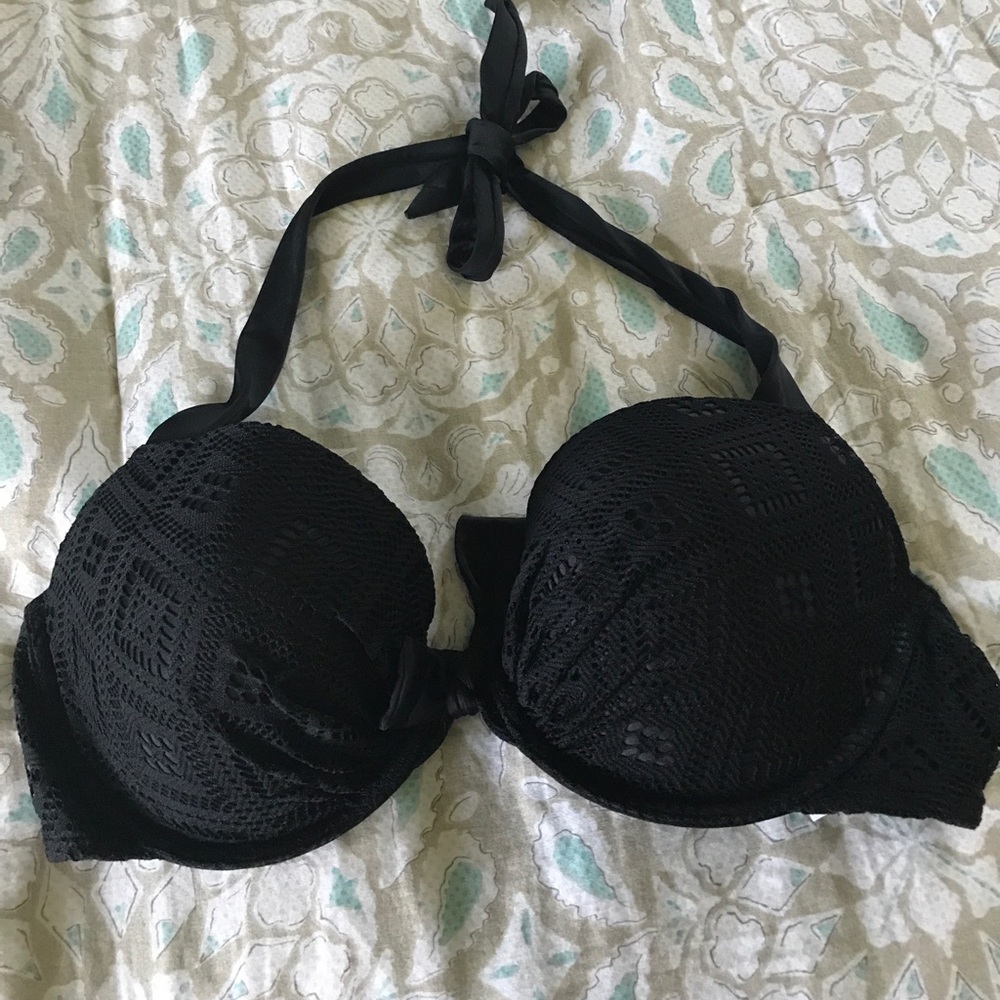 Black Push Up Bikini Top New with Tags