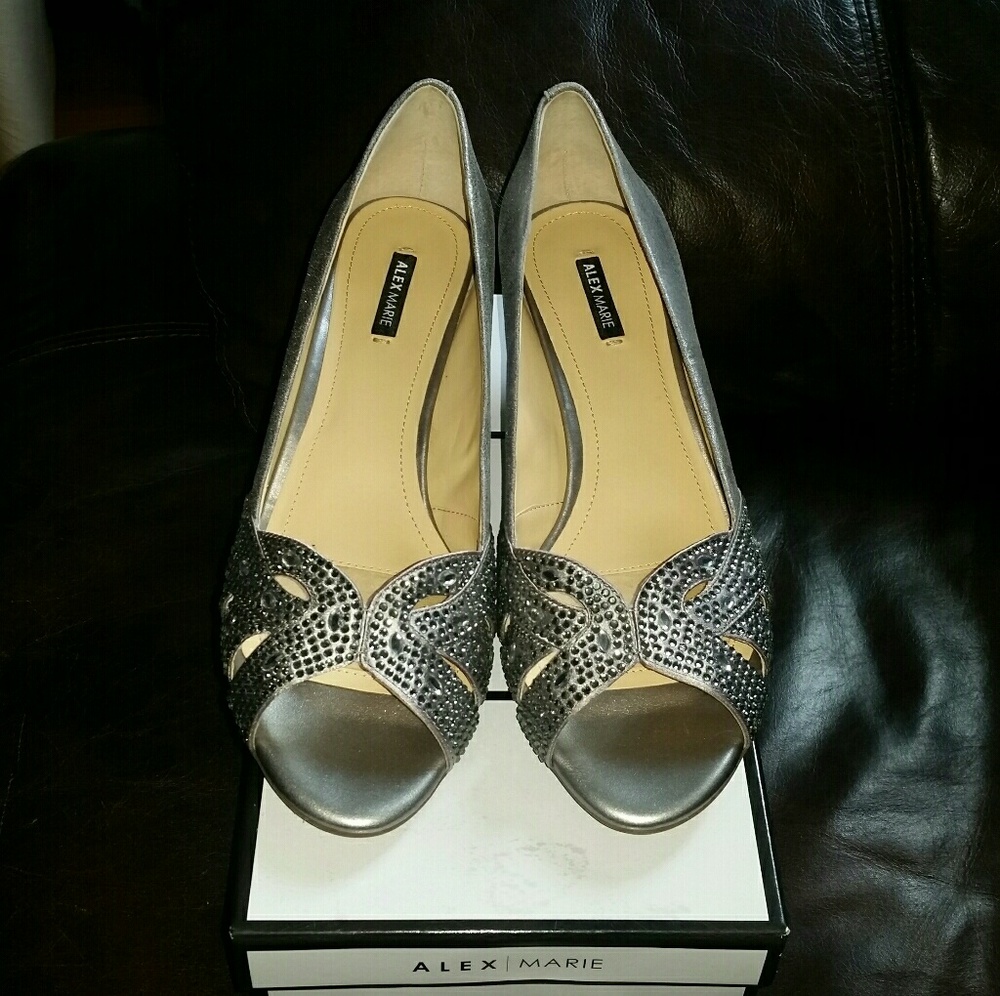 Alex Marie Symone Jeweled Dress Pumps