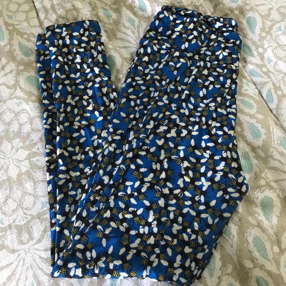 LulaRoe Leggings Bee Design TC