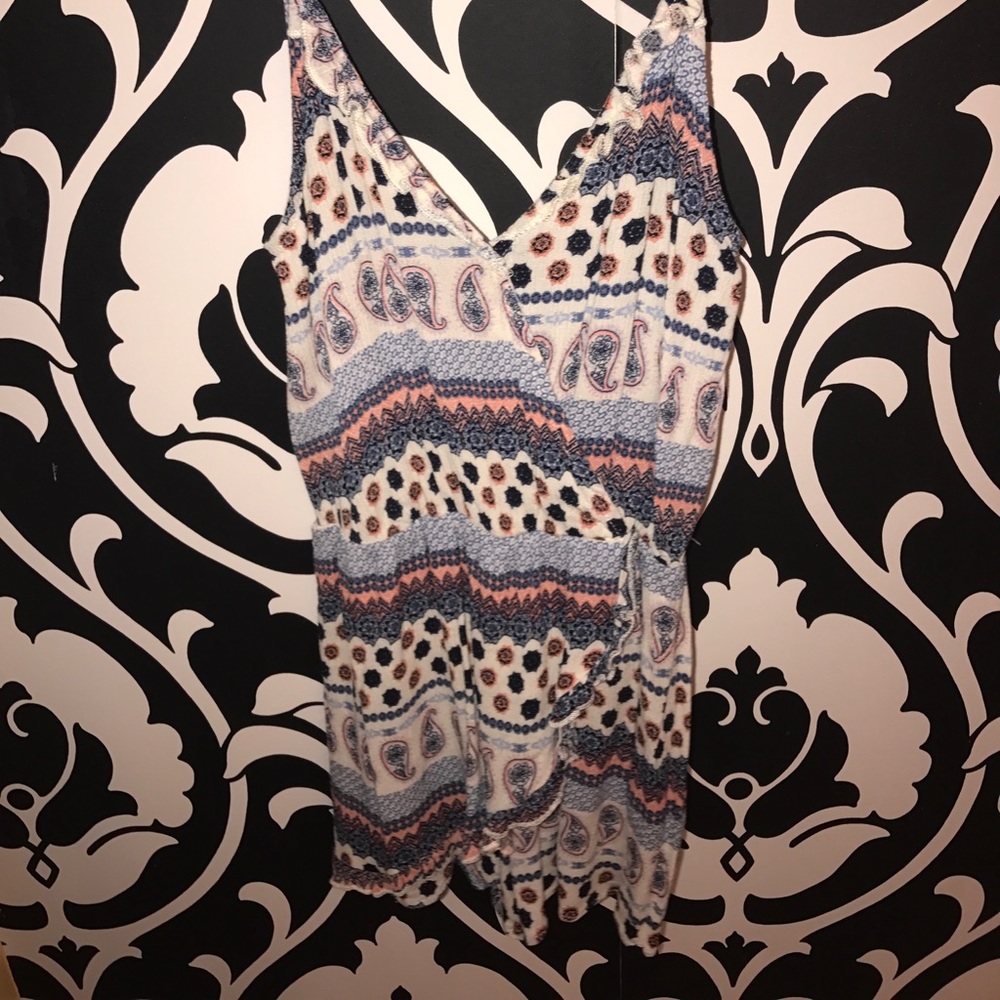 vintage patterned romper