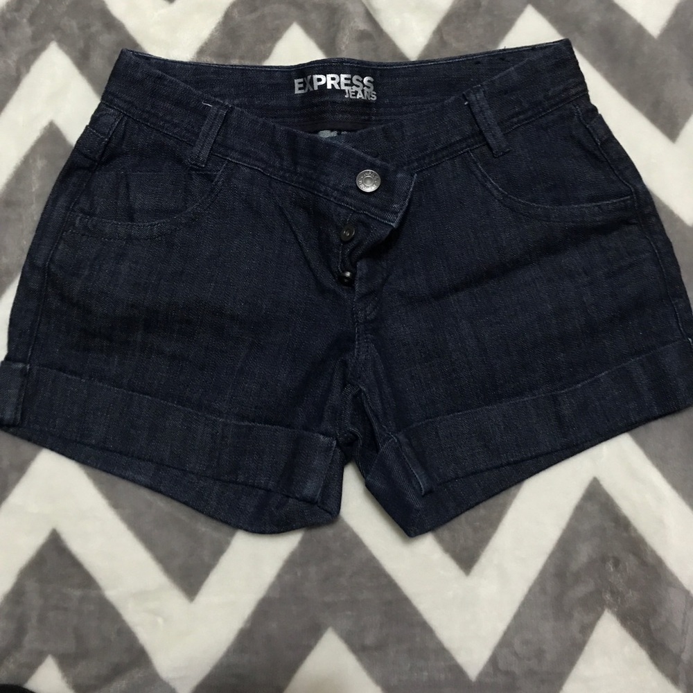 Express jean shorts