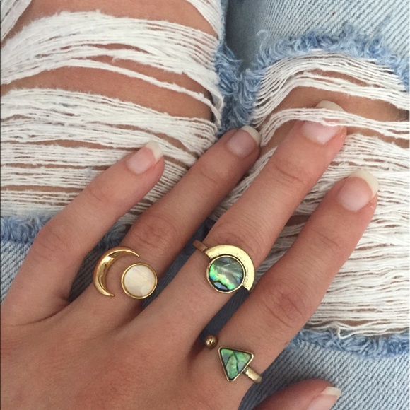 Free People Jewelry - Priced To Sell NWT Boho Mood Ring Collection
