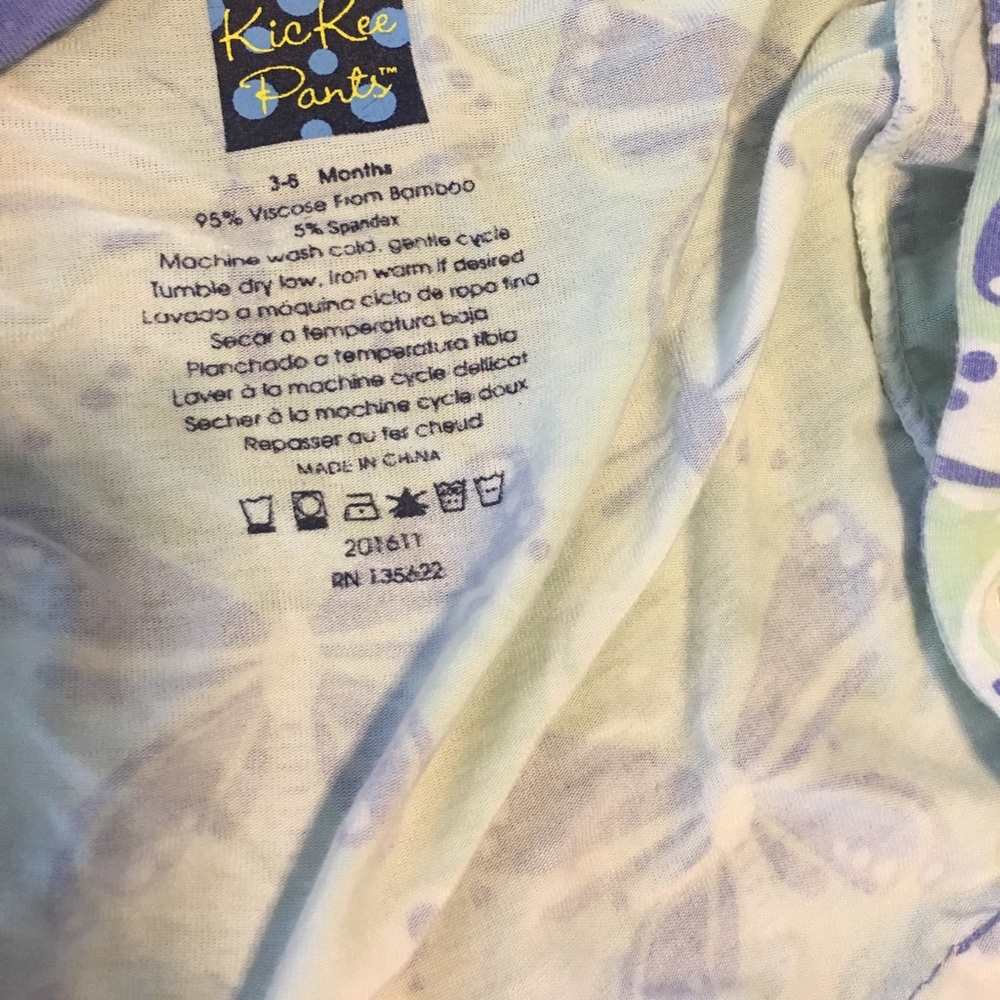 Like new Kickee pants pjs 3-6 mnth bundle. - Picture 7 of 8
