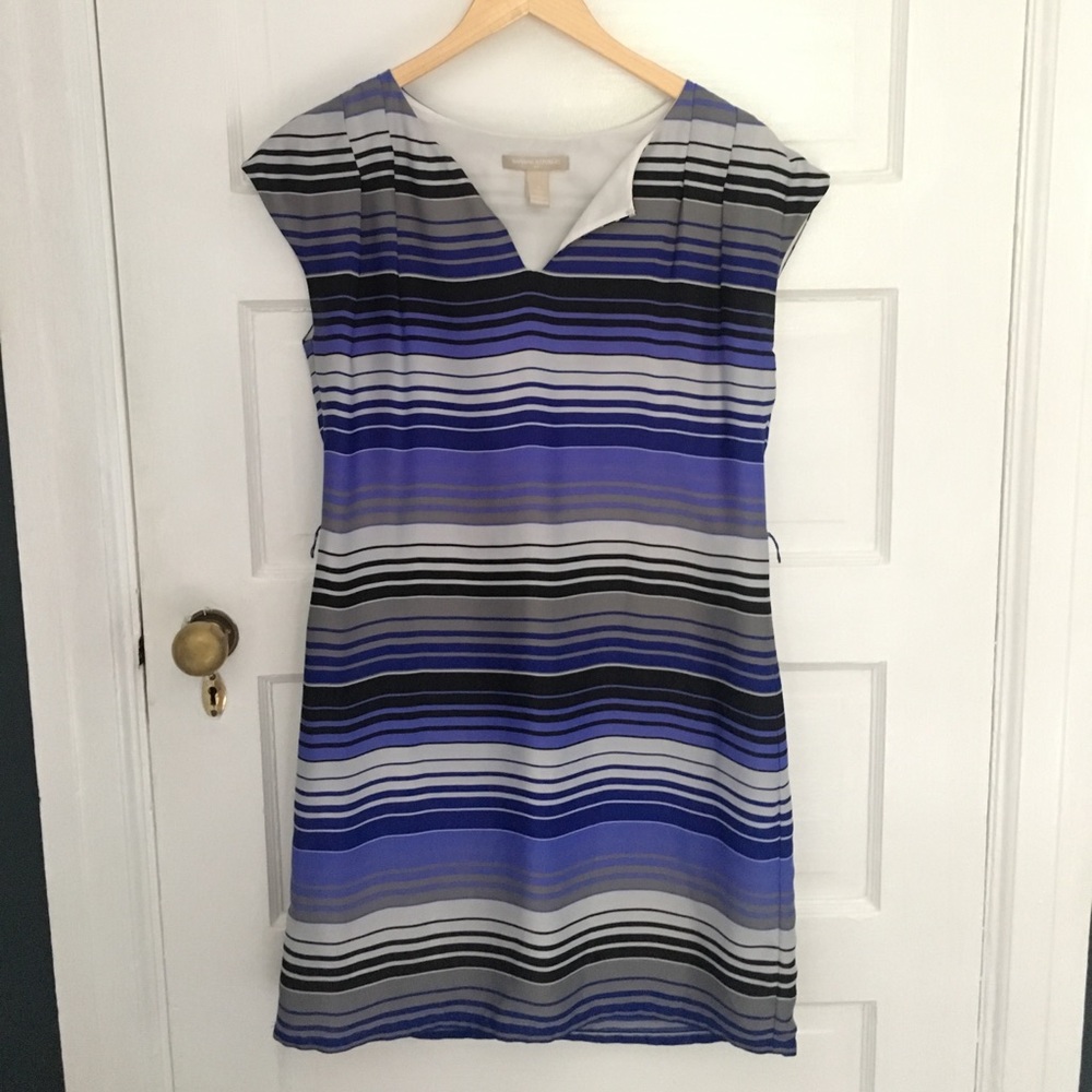 Stripped shift dress