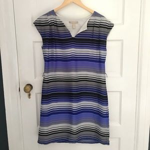 Stripped shift dress