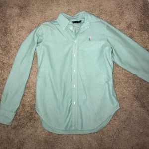 Ralph Lauren Classic Fit Women's Oxford Green