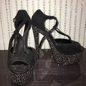 STEVE MADDEN CRYSTAL HEELS