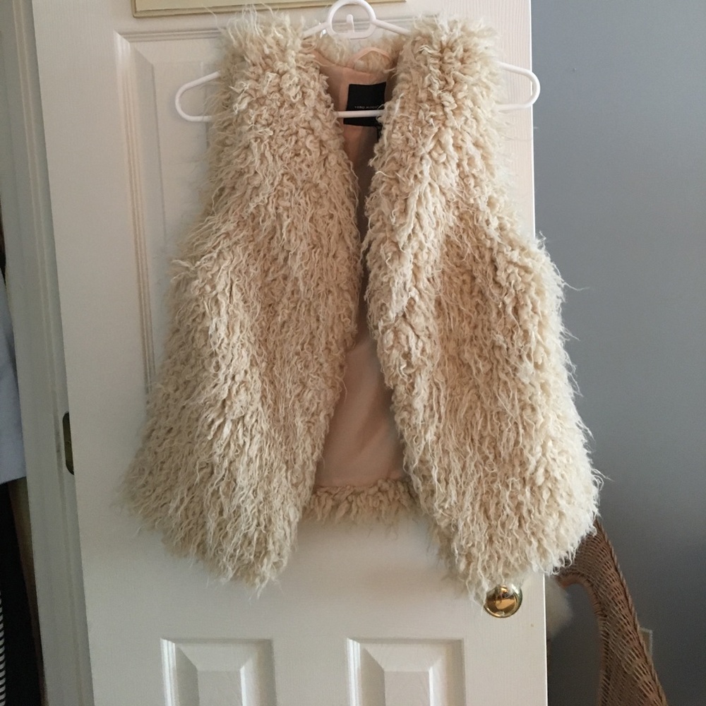 Vero Moda faux sheepskin vest