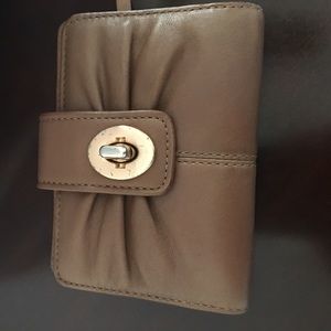 Small Tan Coach wallet