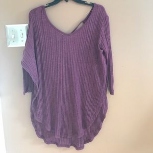 NWOT Purple Free People top