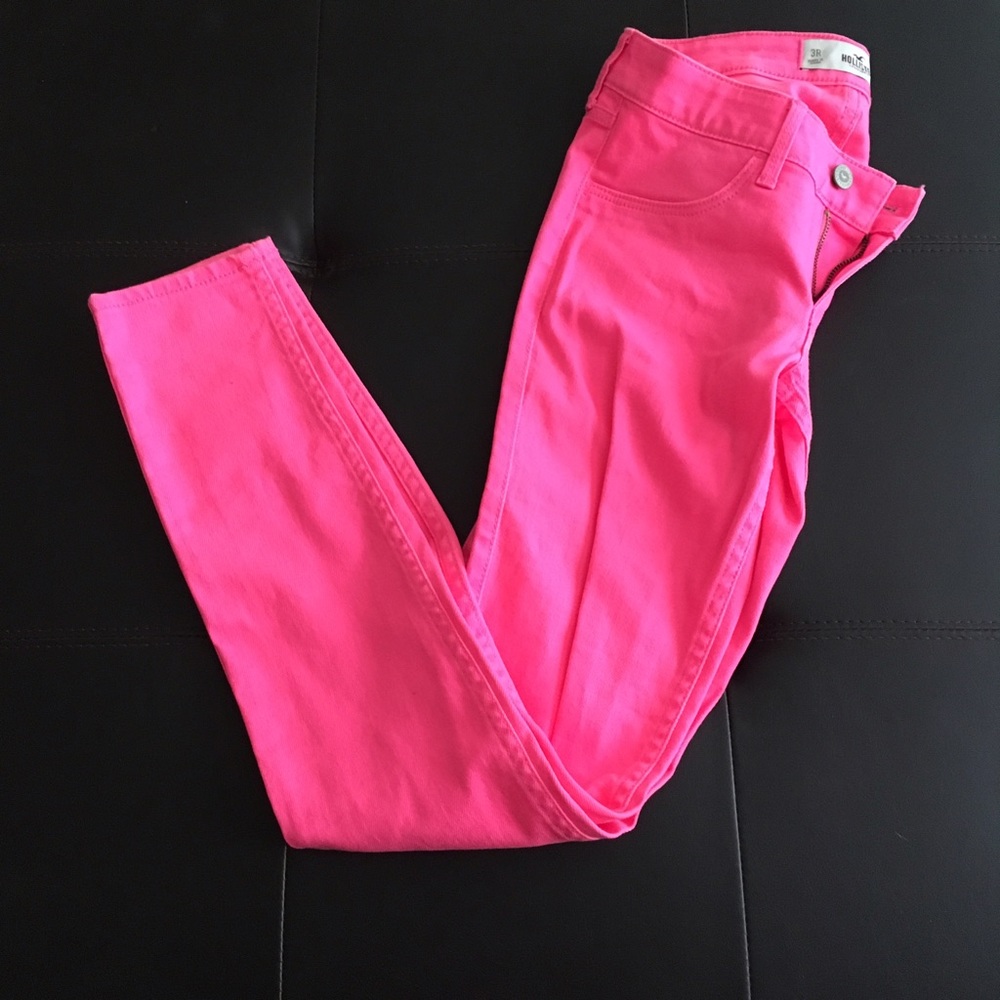 Hollister Pink Skinny Jeans