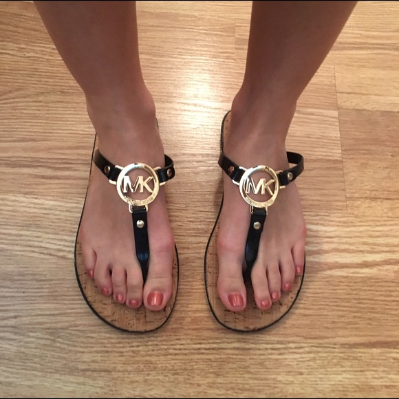 Micheal Kors Black Jelly Sandal - Picture 4 of 6