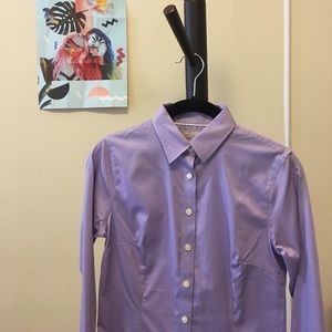 Light purple Banana Republic button down shirt