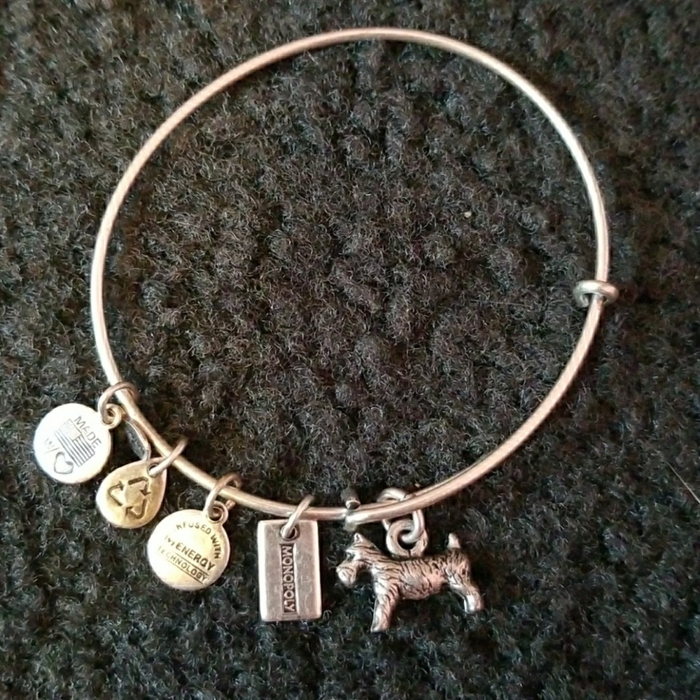 Alex And Ani Monopoly Dog Bracelet