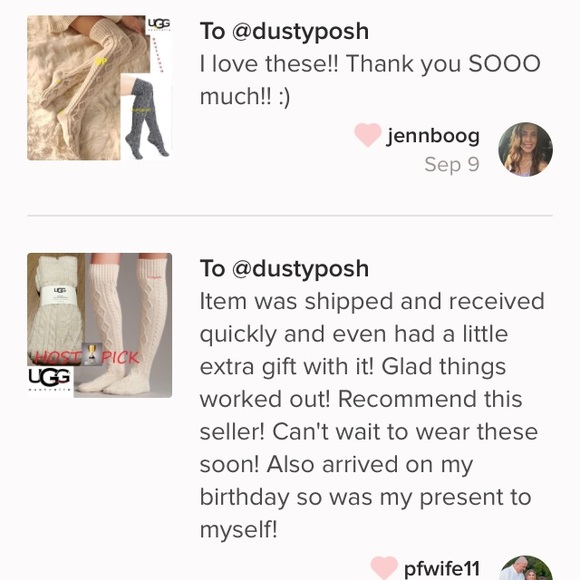 UGG Cable Knit Over The Knee Socks Thigh High OTK - Picture 4 of 8