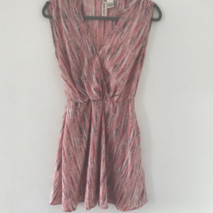 printed pink sundress