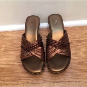 Bass Debra Gold Sandal